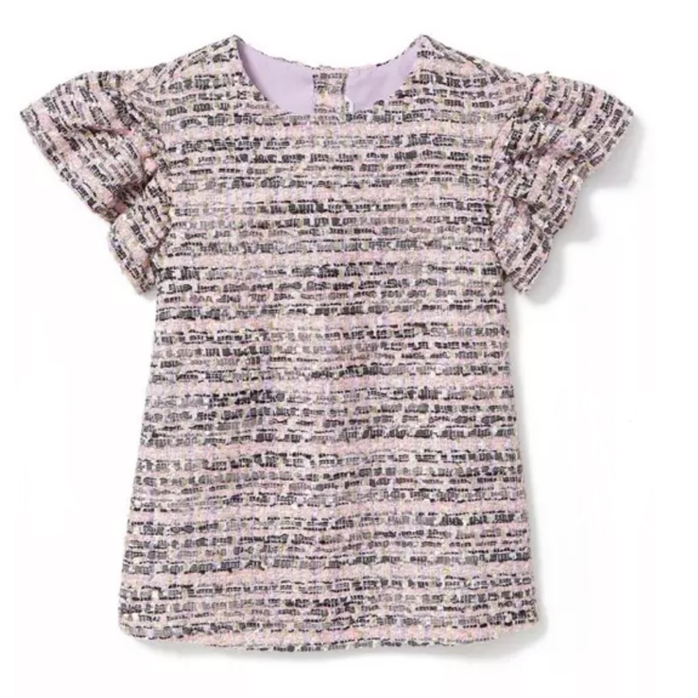🩵Janie and Jack Multicolor Tweed Blouse